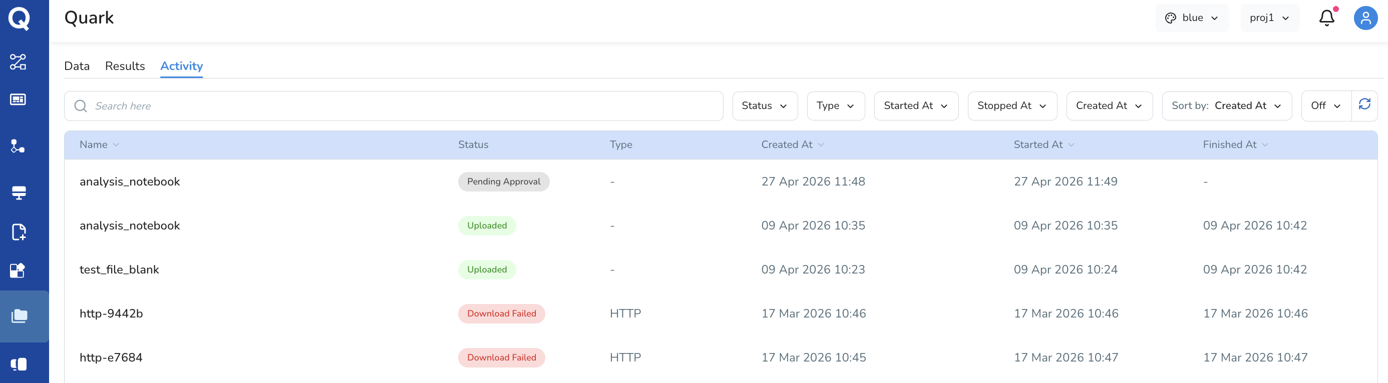 My Files Activity