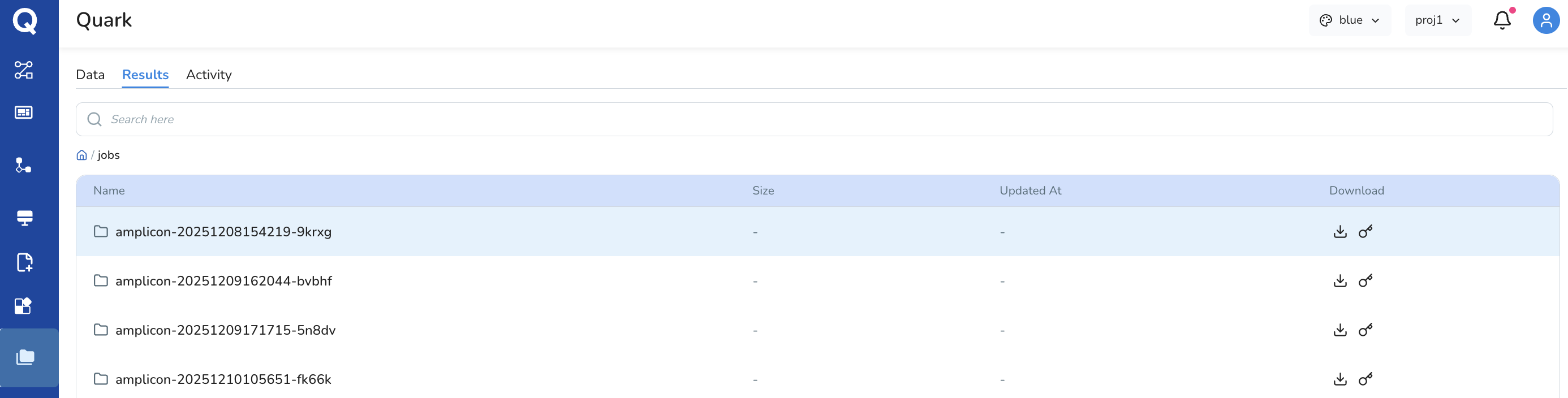 My Files Results