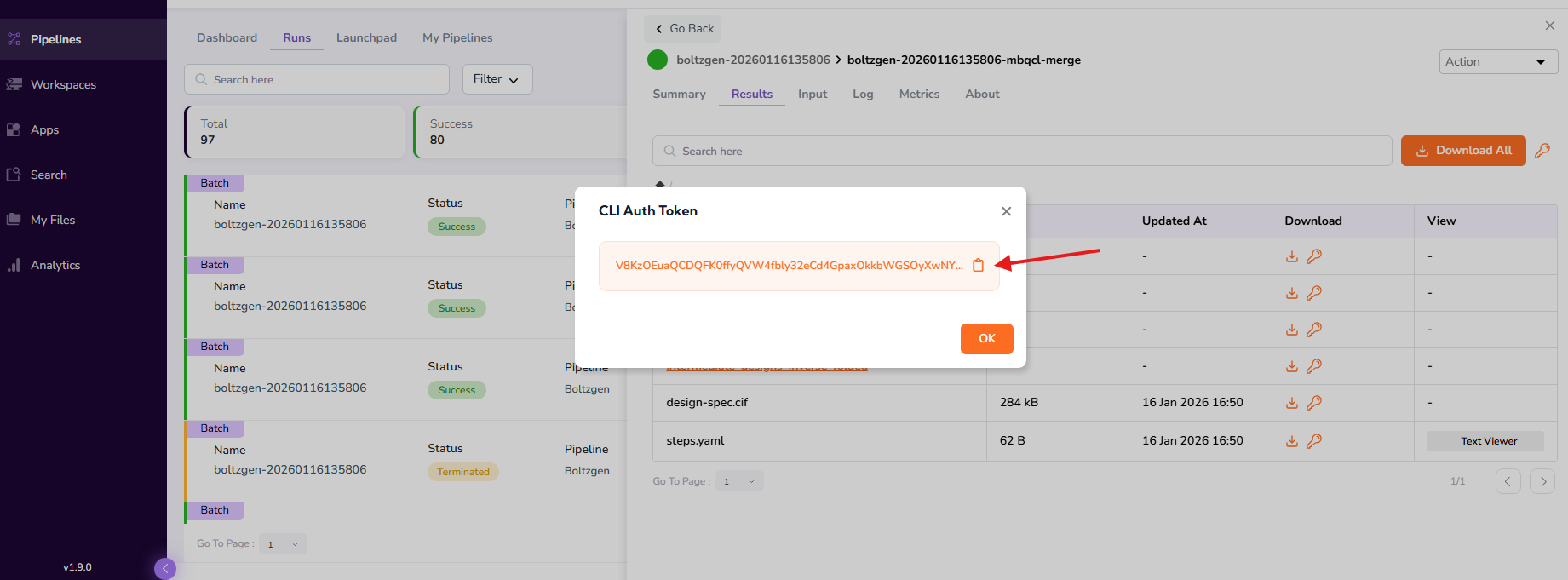 MyFiles-CLI