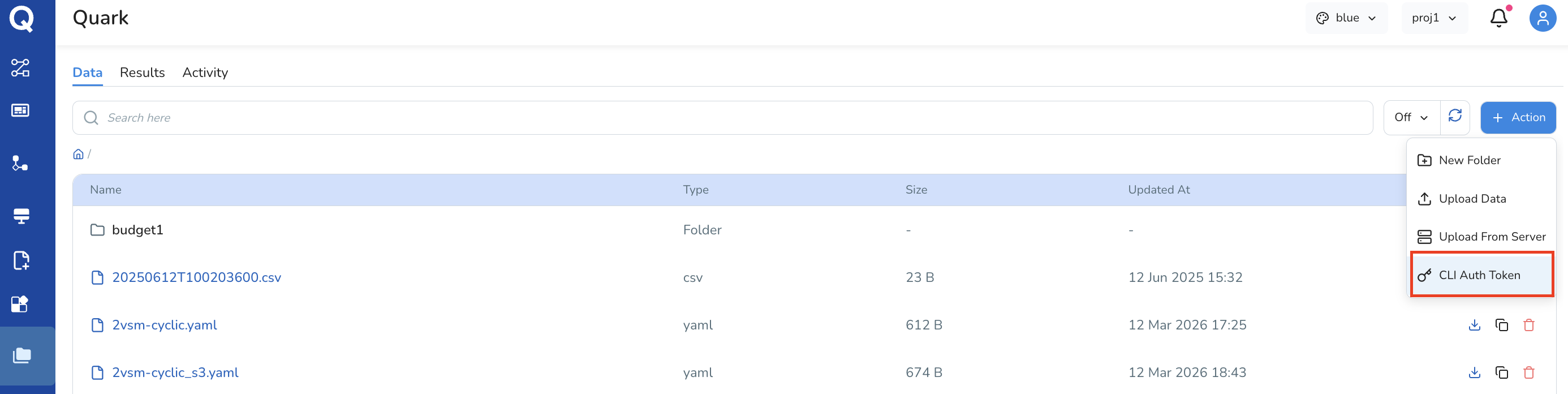 MyFiles-CLI