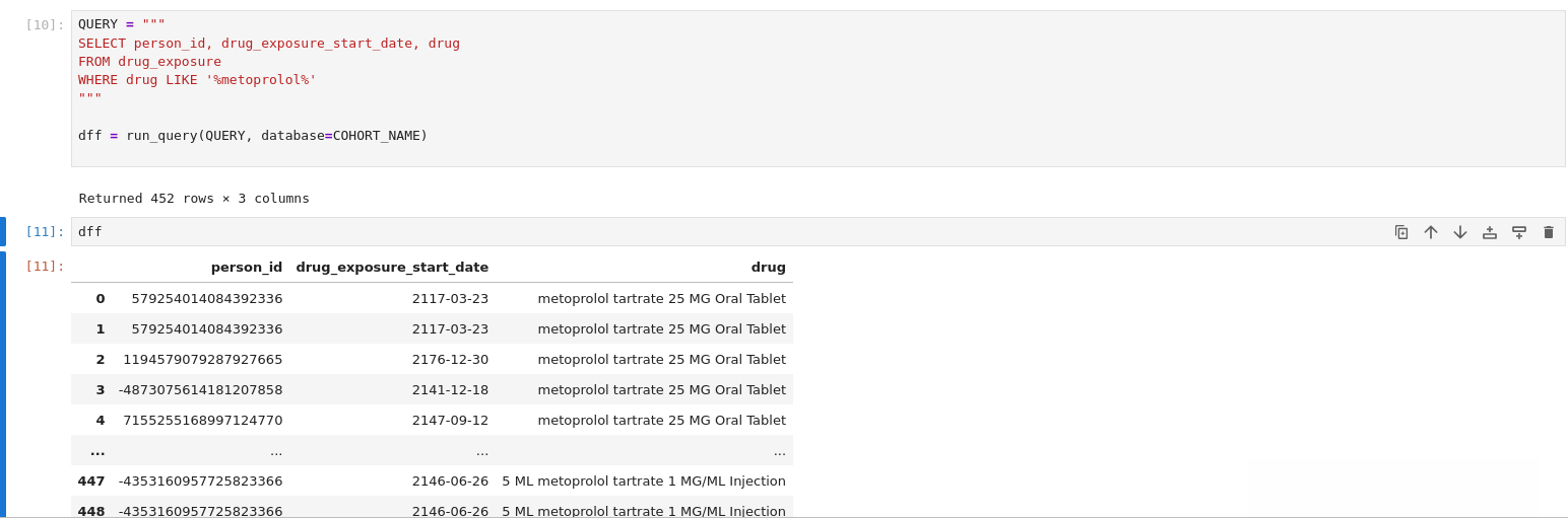 Custom-query-output