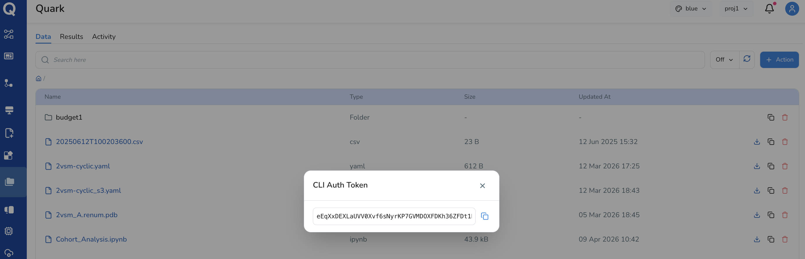 MyFiles-CLI