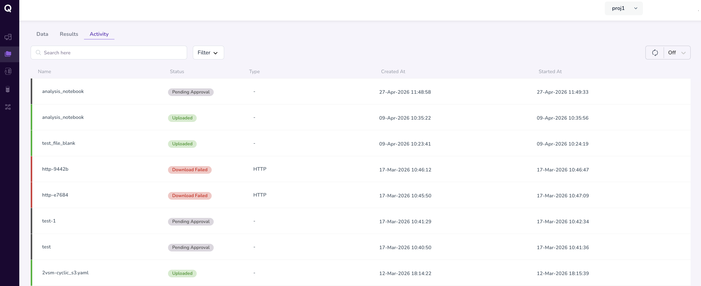 My Files Activity
